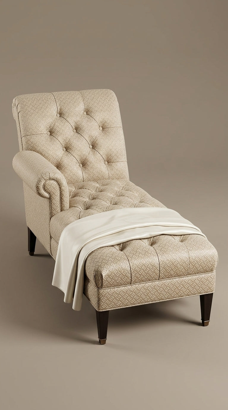 Basketweave Jacquard Silk Fabric — Ivory & Champagne Premium