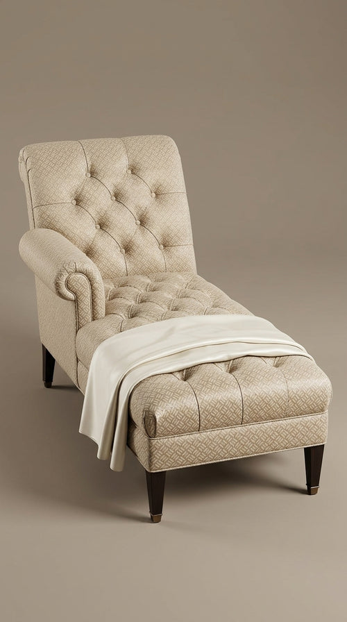 Basketweave Jacquard Silk Fabric — Ivory & Champagne Premium