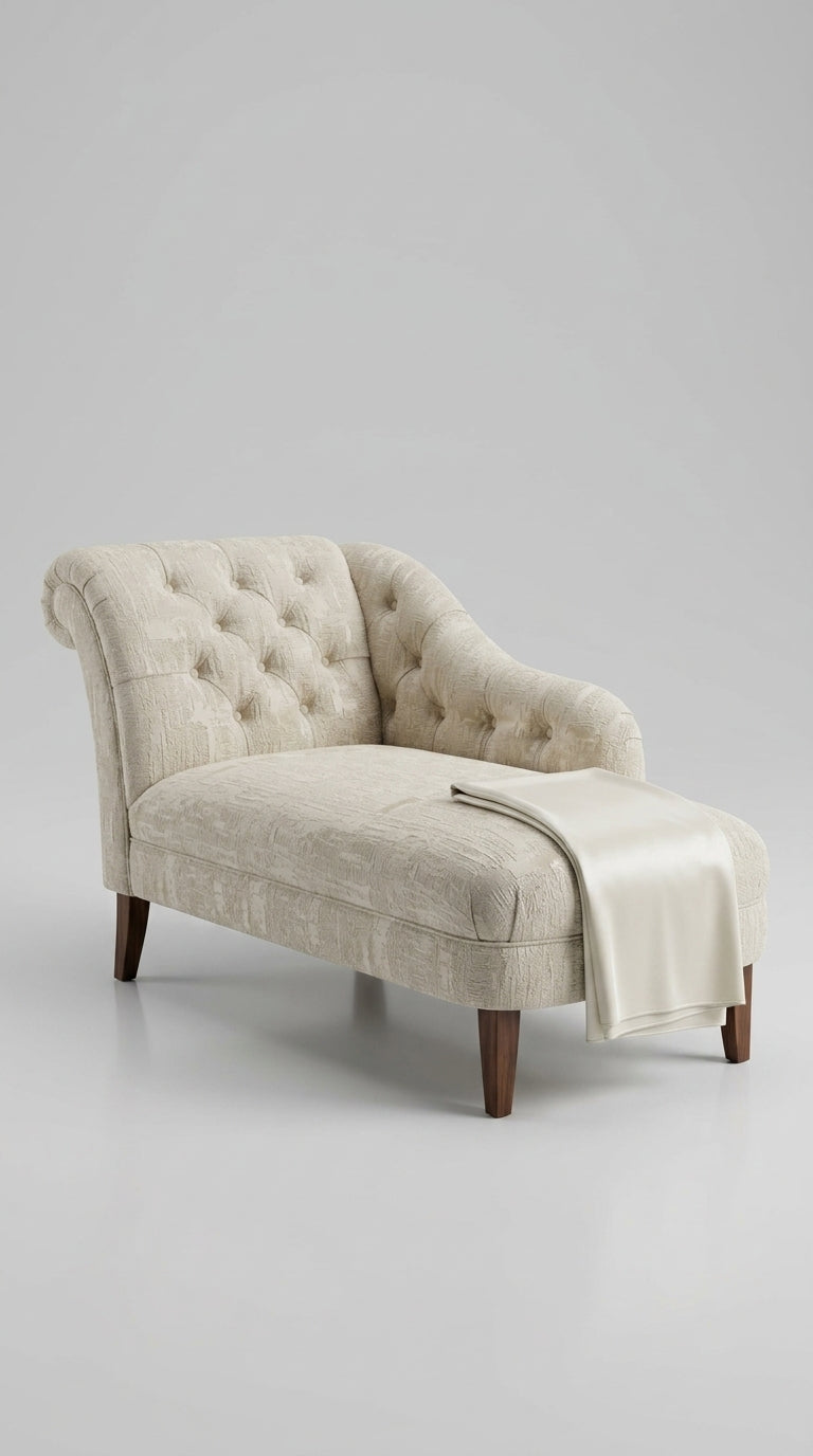 Ivory Satin Fabric with Taupe Abstract Distressed Jacquard