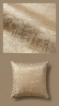 Marbled Satin Fabric — Champagne & Gold