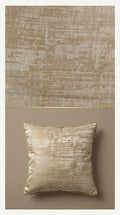 Abstract Satin Fabric — Ivory & Bronze