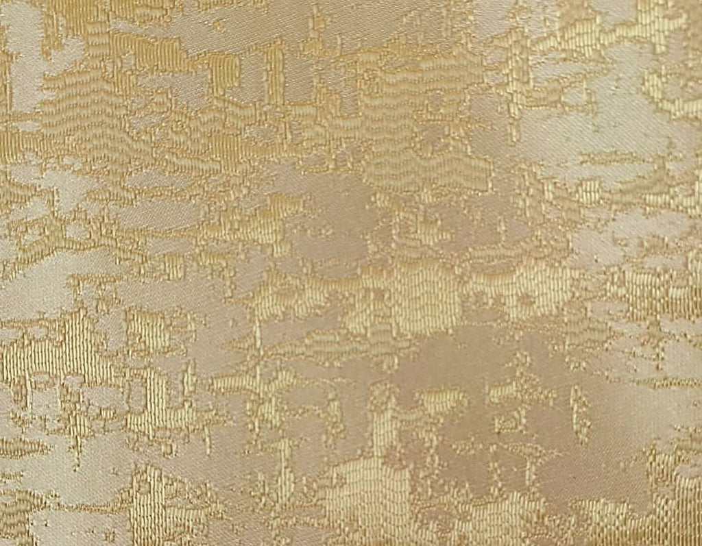 Marbled Satin Fabric — Champagne & Gold